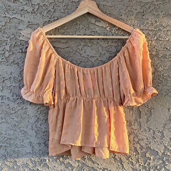 Ginger Swiss Dot Blouse 💛 Darling - Picture 2 of 6